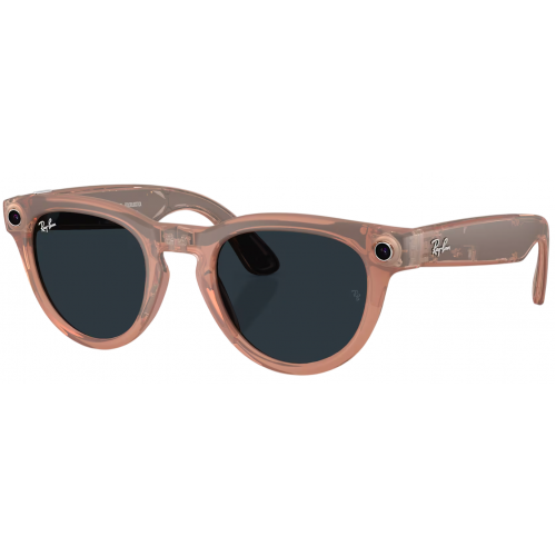 Умные очки Ray-Ban Meta* Headliner Gen 2 Matte Peach, Фотохромные линзы Clear to Grey Transitions (RW4013), размер L